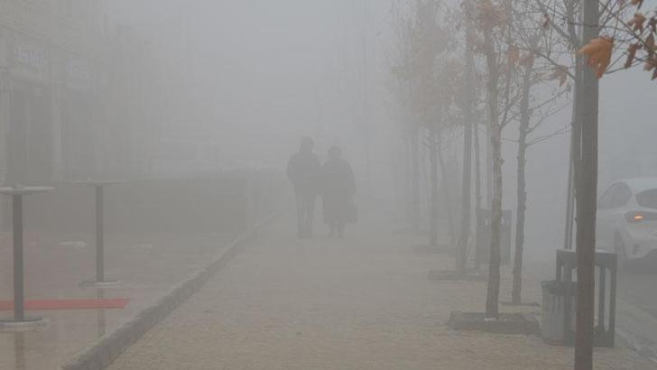 Mardin’de yoğun sis; görüş mesafesi 10 metreye düştü
