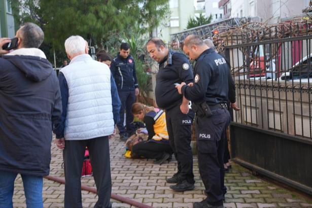 Dairede çıkan yangında 1 kişi yaralandı