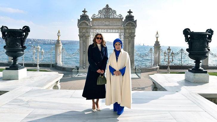 Emine Erdoğan, Ürdün Kraliçesi Rania ile bir araya geldi