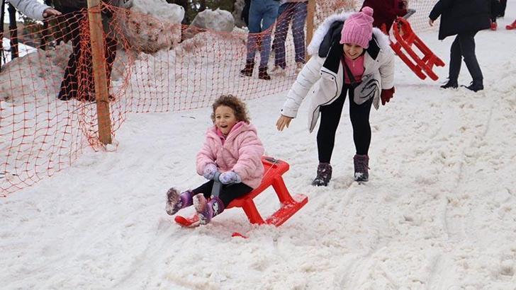 Ordu’da 1500 rakımlı yaylada kar festivali