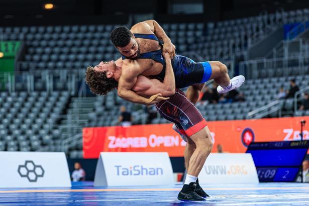 Yüksel Sarıçiçek, UWW 1'inci Ranking Series Zagreb Open Turnuvası’nda 5’te 5 yaparak şampiyon oldu