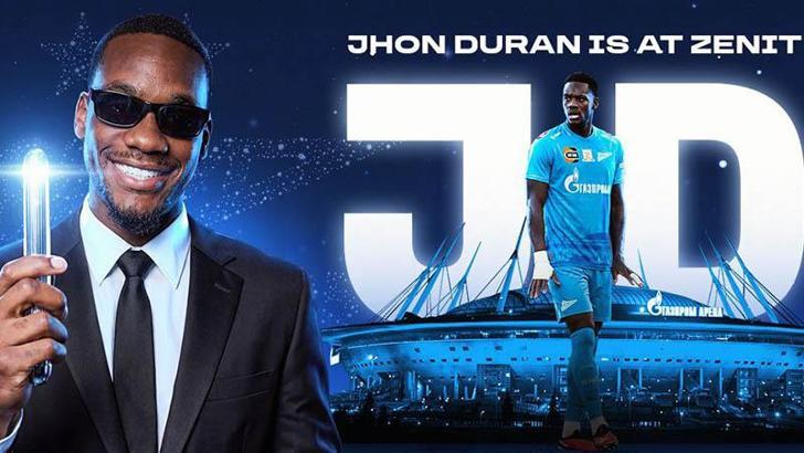 Zenit, Jhon Duran'ı resmi olarak açıkladı