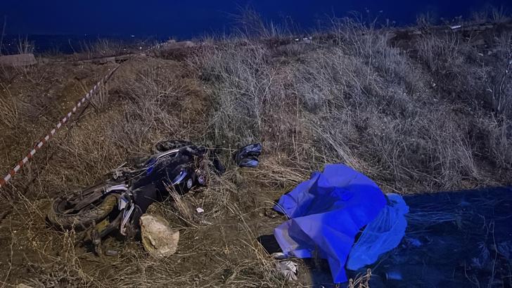 Nevşehir’de şarampole devrilen motosikletin sürücüsü öldü