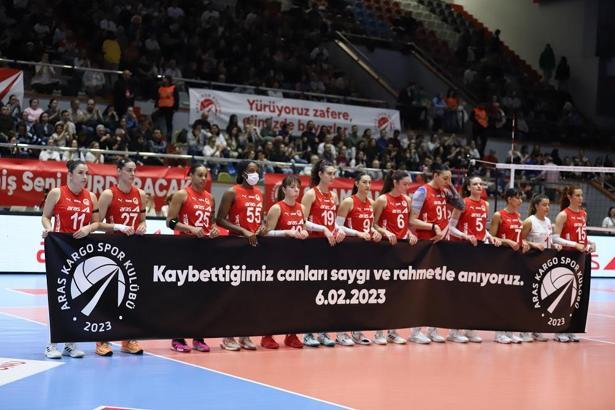 Aras Kargo Spor Kulübü, 6 Şubat’ın yıl dönümünde AFAD çalışanlarını ağırladı