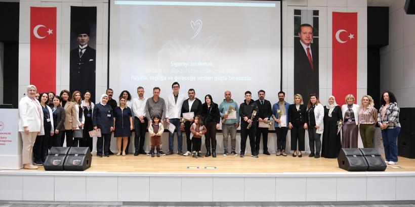 Mersin Şehir Hastanesi'nden sigarayı bırakanlara sertifika