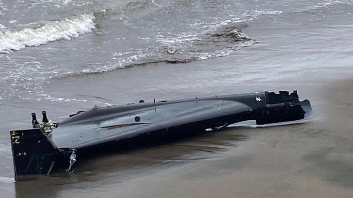 Ordu’da kıyıda, insansız hava aracı parçası bulundu