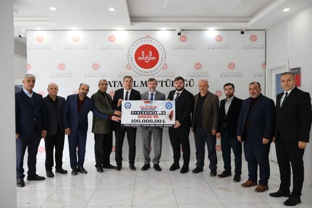 Gazze’ye 100 bin TL’lik destek