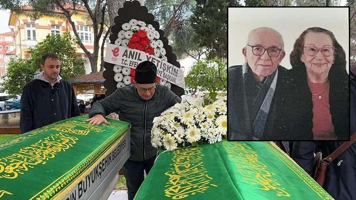 Evlerinde öldürülmüş halde bulunan çift, toprağa verildi