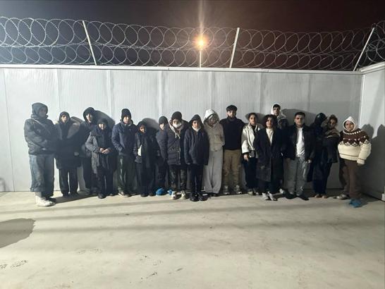 Edirne’de 18 kaçak göçmen yakalandı