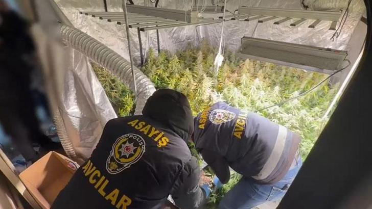 Avcılar'da metruk binada uyuşturucu imalathanesi bulundu