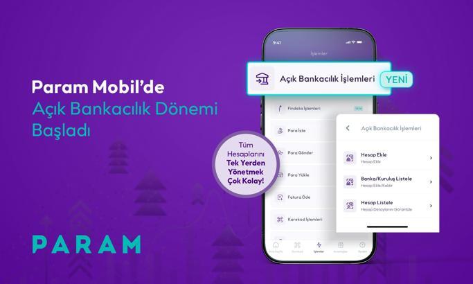 Param Mobil'de ‘açık bankacılık’ dönemi