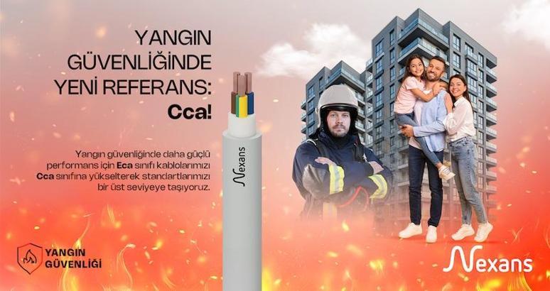 Nexans Türkiye, kablolarda yangın güvenliği standartlarını yükseltiyor