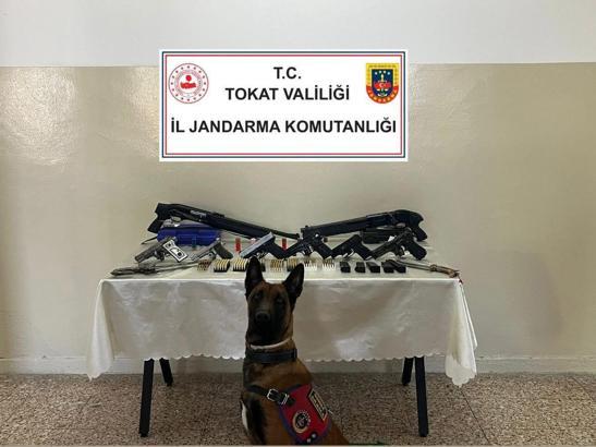 Tokat’ta silah ve mühimmat kaçakçılığı operasyonu: 5 gözaltı