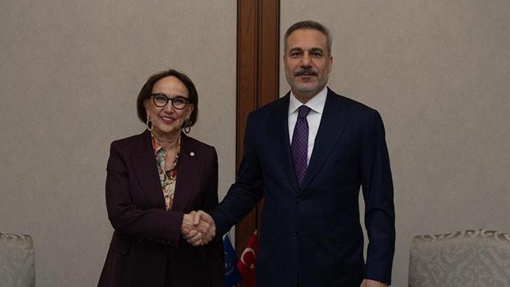 Bakan Fidan, UNCTAD Genel Sekreteri Grynspan'ı kabul etti