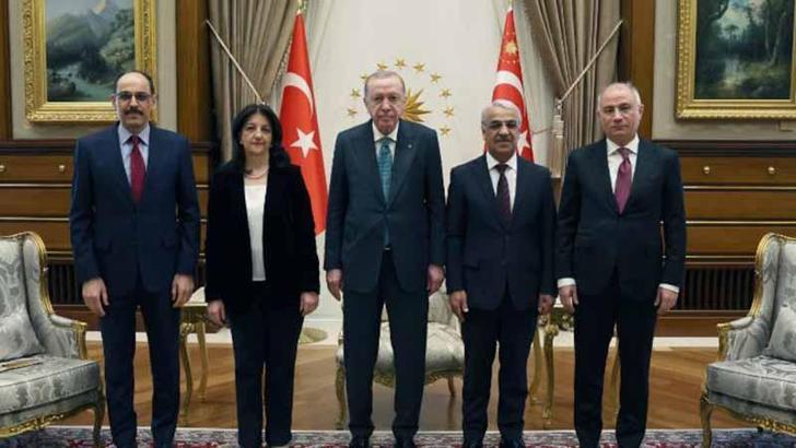 Cumhurbaşkanı Erdoğan, DEM Parti heyetini kabul etti
