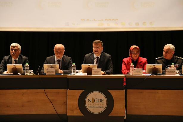 Niğde’de okulda güvenlik toplantısı