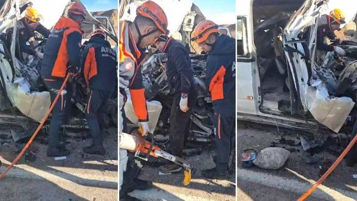 Kayseri'de öğrenci servisi, TIR'a arkadan çarptı: 1 ölü, 7 yaralı