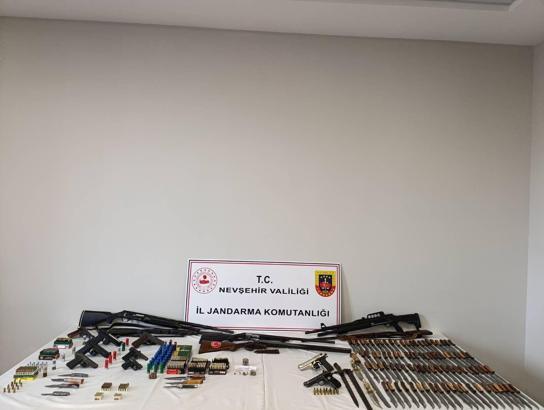 Nevşehir’de ruhsatsız silah operasyonu: 6 tutuklama