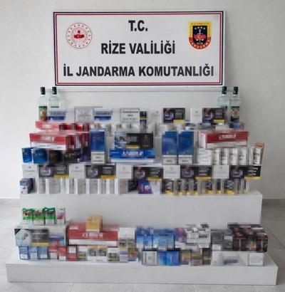 Rize'de kaçakçılık operasyonu: 2 gözaltı