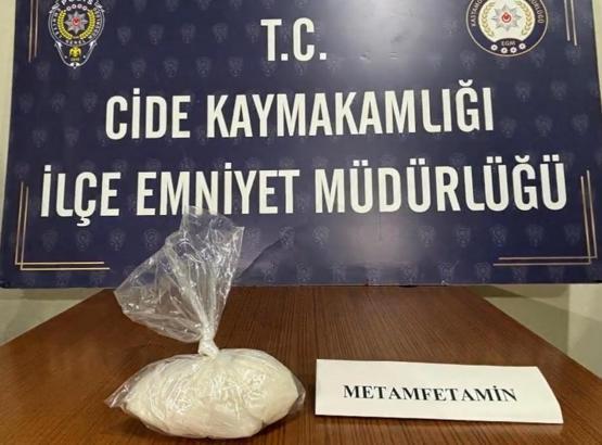 Kastamonu Cide'de 200 gram metamfetamin ele geçirildi