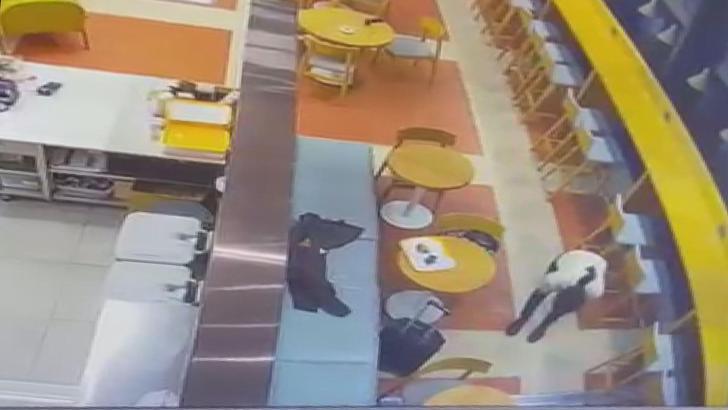 İstanbul- İstanbul Havalimanı'nda garsondan hayat kurtaran müdahale