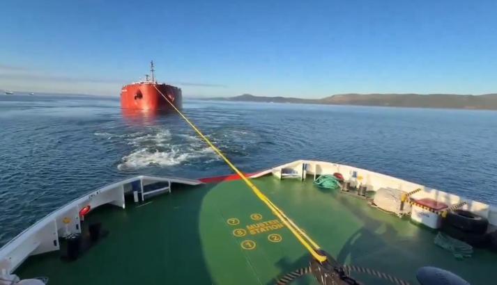 Çanakkale’de gemi arızası