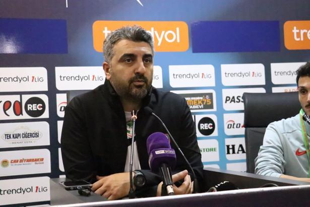 Amed Sportif Faaliyetler-Sakaryaspor maçının ardından