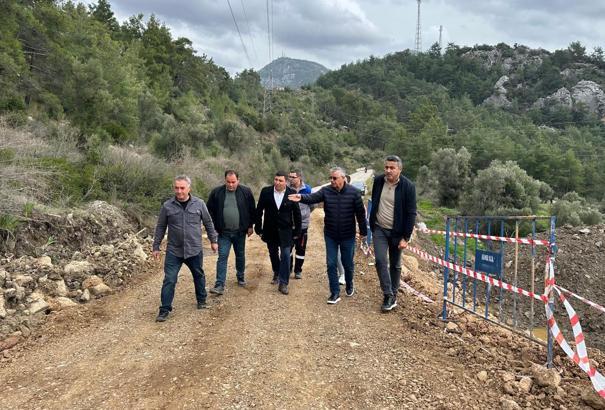 Başkan Topaloğlu Çıralı’da çalışmaları yerinde inceledi