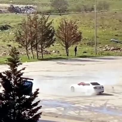 Plakasını kapattığı otomobille drift atan sürücüye 58 bin TL ceza