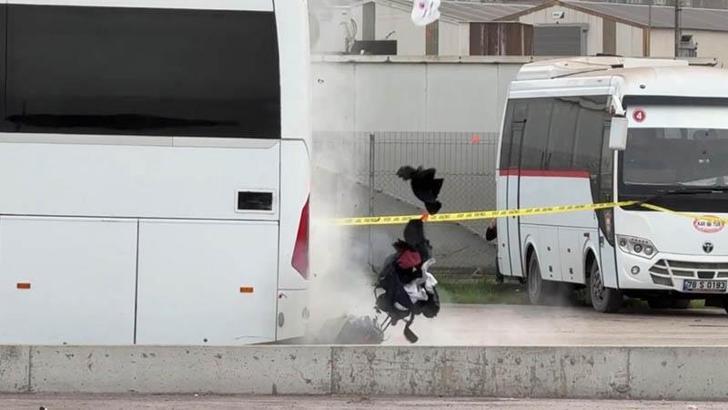 Fünye ile patlatılan valizden kıyafet çıktı