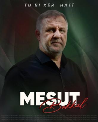 Amed Sportif Faaliyetler’in yeni teknik direktörü Mesut Bakkal oldu