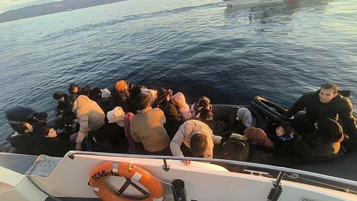 Çanakkale'de 37 kaçak göçmen ile 1 organizatör yakalandı
