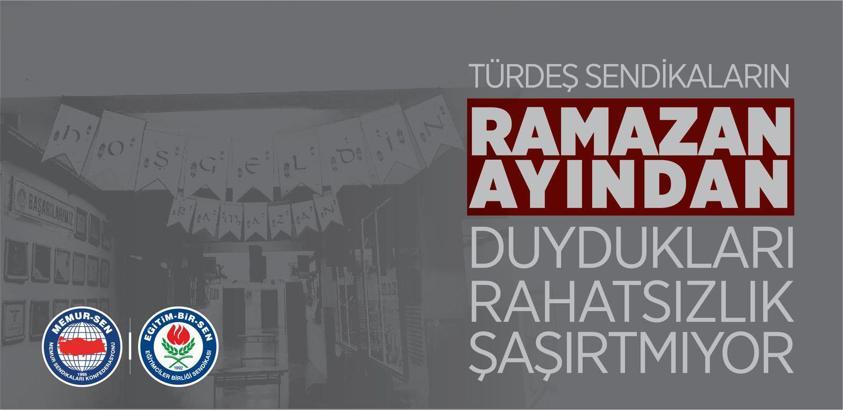 Eğitim-Bir-Sen’den ramazan etkinliklerine karşı çıkan sendikalara yönelik açıklama
