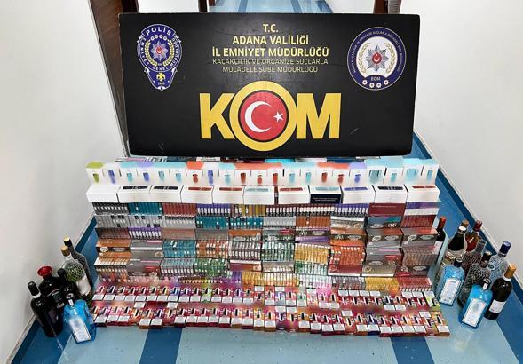 Gümrük kaçağı sigara ve içki operasyonu: 2 tutuklama