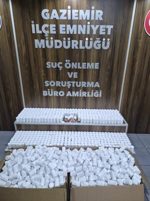 İzmir'de 105 bin 270 sentetik ecza ele geçirildi: 7 gözaltı