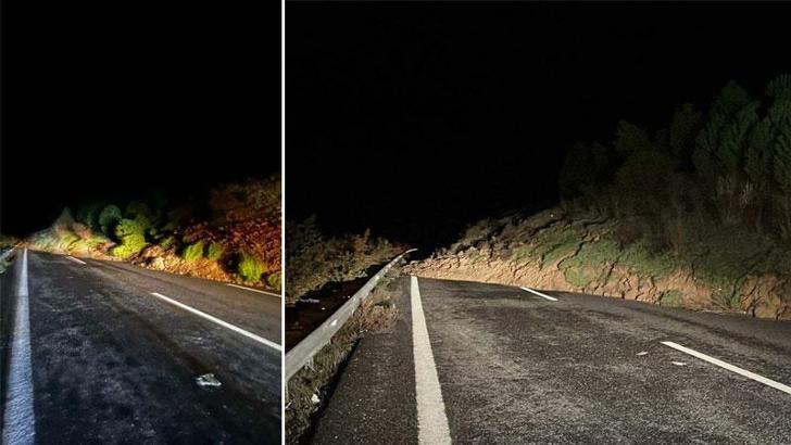 İstanbul- İzmir Otoyolu toprak kayması nedeniyle ulaşıma kapandı