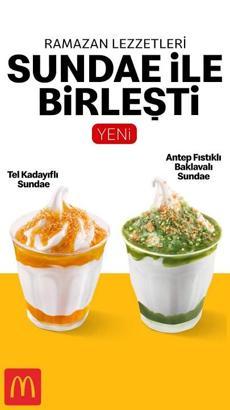 Baklavalı ve Kadayıflı Sundae McDonald's Türkiye'de