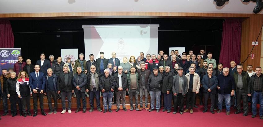 Ergene’de çiftçilere zirai ilaç uygulama eğitimi verildi