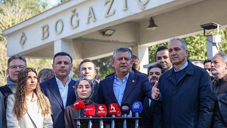 Özgür Özel Boğaziçi Üniversitesi ziyareti sonrası konuştu