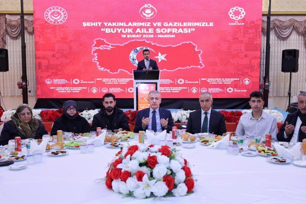 Mardin'de şehit aileleri ve gaziler için iftar programı düzenlendi