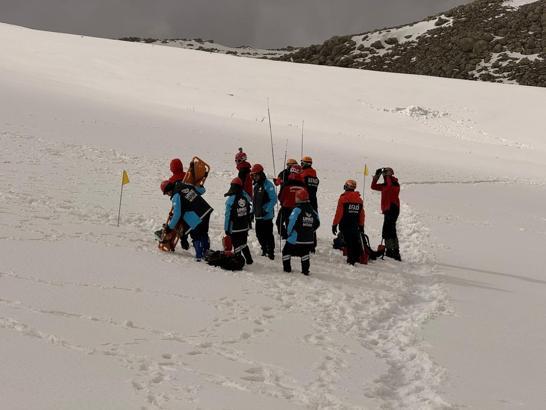 Niğde’de çığ tatbikatı