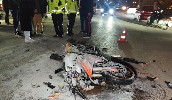 Aksaray’da otomobil ile motosiklet çarpıştı: 1 ağır yaralı