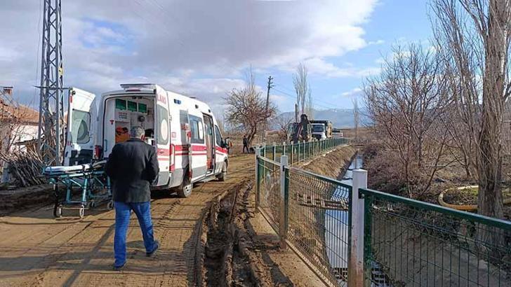 Malatya'da altyapı çalışmaları sırasında göçük; 2 yaralı