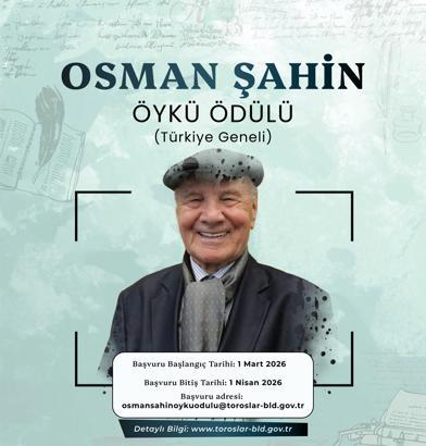 ‘Osman Şahin Öykü Yarışması’ başvuruları başladı