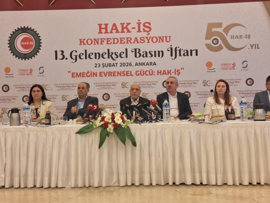 HAK-İŞ Genel Başkanı Arslan: Hükümetin asgari ücret komisyonundan çekilmesini istiyoruz
