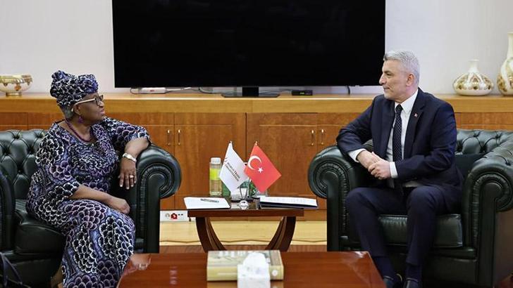 Bakan Bolat, Dünya Ticaret Örgütü Genel Direktörü Okonjo-Iweala ile görüştü
