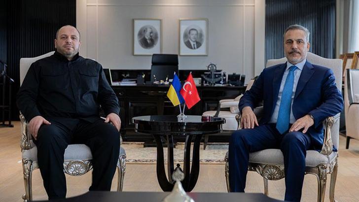 Bakan Fidan, Ukrayna Milli Güvenlik Konseyi Sekreteri Umerov ile görüştü