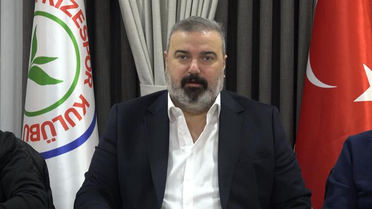 Çaykur Rizespor Başkanı Turgut: Rizespor sevdasını daha yukarılara taşıyacağız