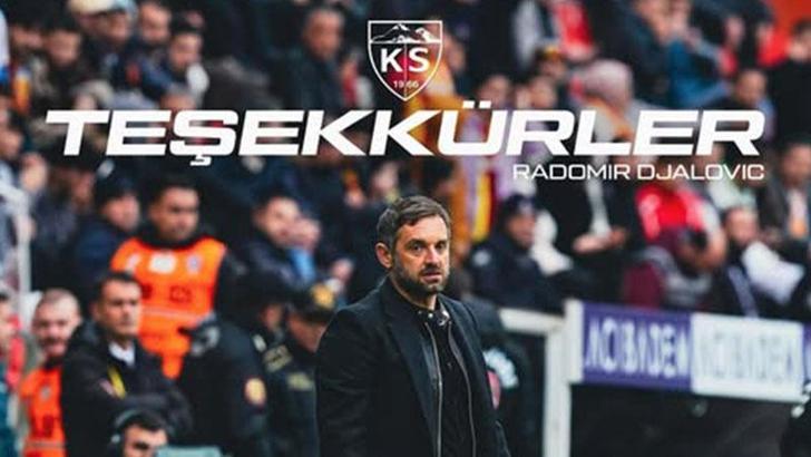 Zecorner Kayserispor, teknik direktör Radomir Djalovic ile yollarını ayırdı
