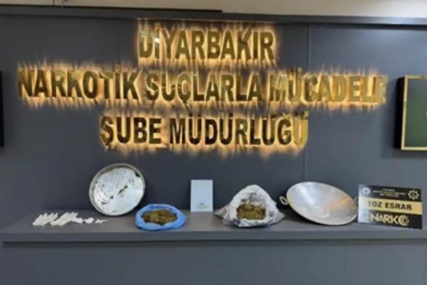 Diyarbakır’da bir haftadaki uyuşturucu operasyonlarında 16 tutuklama